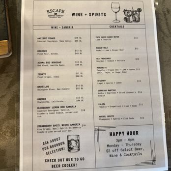 Escape Brewing Company - Wine and other spirits - Breweries Near Me - Trinity, Florida Escape Brewing Company - Wine and other spirits - Breweries Near Me - Trinity, Florida
