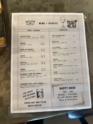 Menu photo 1 Escape Brewing Company Trinity, FL Menu photo 1 Escape Brewing Company Trinity, FL