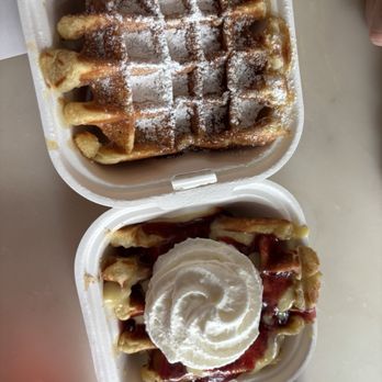 Mirabelle Savannah - Classic waffles and lemon zest waffles. - Coffee & Tea Near Me - Savannah, Georgia Mirabelle Savannah - Classic waffles and lemon zest waffles. - Coffee & Tea Near Me - Savannah, Georgia