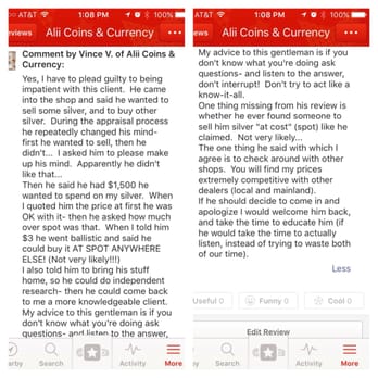 Alii Coins & Currency - I figured I'd post the owners response here because he's probably going to edit it or take it down. - Jewelry Near Me - Kaneohe, Hawaii Alii Coins & Currency - I figured I'd post the owners response here because he's probably going to edit it or take it down. - Jewelry Near Me - Kaneohe, Hawaii