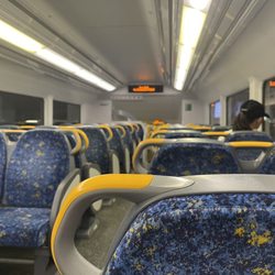 Circular Quay Station - Our car with post of station.