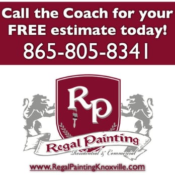 Regal Painting - Coach also 10 Free Videos for you at http://www.RegalPaintingKnoxville.com - Painters Near Me - Powell, Tennessee Regal Painting - Coach also 10 Free Videos for you at http://www.RegalPaintingKnoxville.com - Painters Near Me - Powell, Tennessee