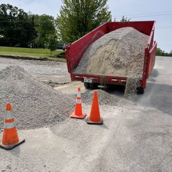 Standard Construction - Stone delivery for asphalt prep
