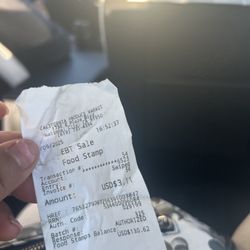 California Produce - Receipt of my transaction