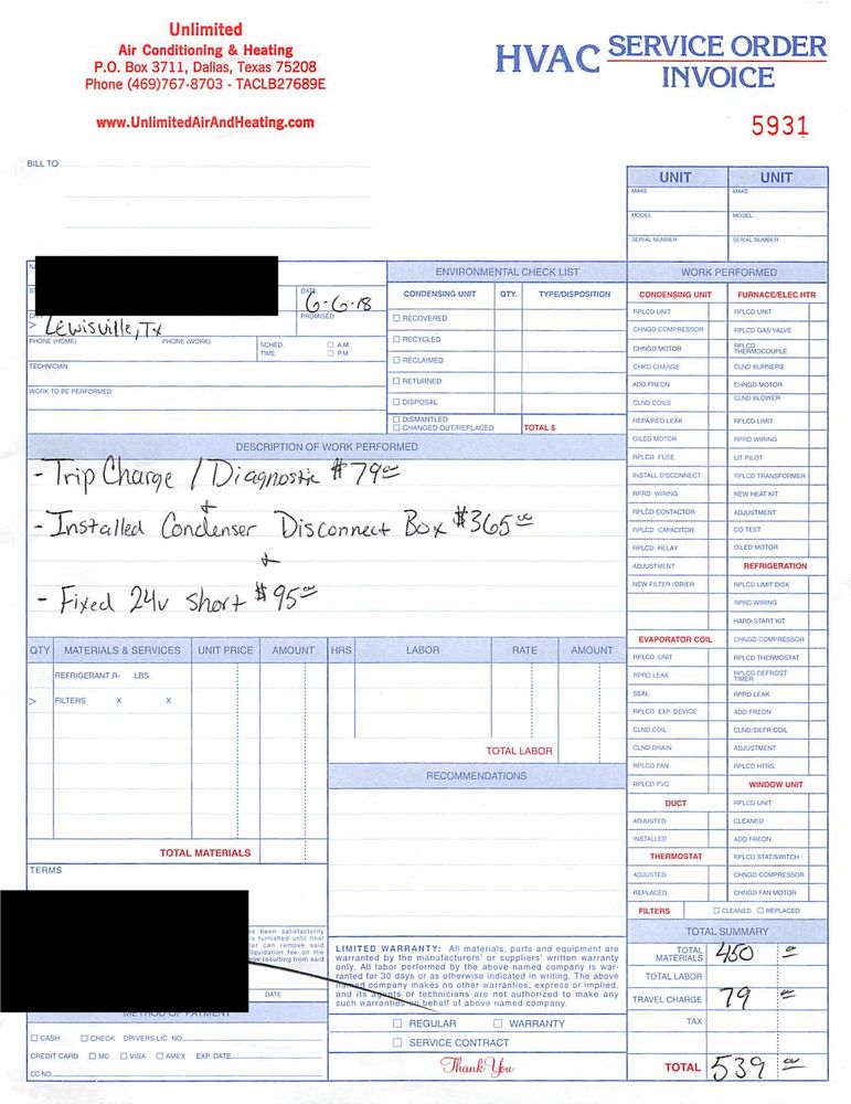 UNLIMITED AIR CONDITIONING AND HEATING 11 Photos & 11 Reviews 822 Woodlawn, Dallas, Texas