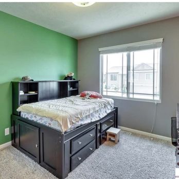 T&J Painting - Before photo of three different colors going on in one room. - Painters Near Me