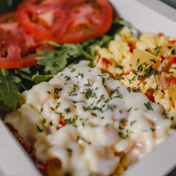 Avenue Coffee House - HAWAIIAN OMELETTE WITH SALAD - Coffee & Tea Near Me - Sunnyside, New York Avenue Coffee House - HAWAIIAN OMELETTE WITH SALAD - Coffee & Tea Near Me - Sunnyside, New York
