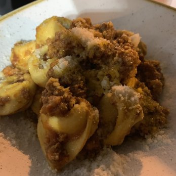 Via Emilia 9 - Pumpkin capeletti with ragu - Italian Near Me - Miami Beach, Florida
