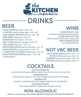 Menu photo 2 The Kitchen Yorktown, VA Menu photo 2 The Kitchen Yorktown, VA