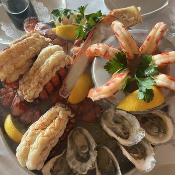 Ocean Prime - Seafood tower (note that you customize to what you would like) - Seafood Near Me - Tampa, Florida