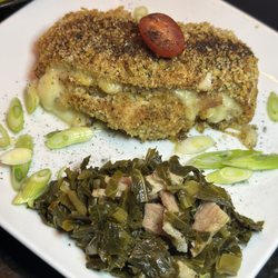 Publix Super Markets - Baked chicken cordon, bleu and turnip greens... Glory brand at Publix!