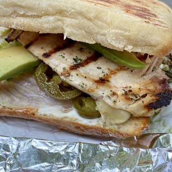 Rockit Char Grill - Flamin' Chicken Sandwich - Burgers Near Me - Hayward, California