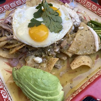 Toast - Chilaquiles Verdes (extra for avocado and jalapeños on the side) - Breakfast & Brunch Near Me - Temecula, California Toast - Chilaquiles Verdes (extra for avocado and jalapeños on the side) - Breakfast & Brunch Near Me - Temecula, California