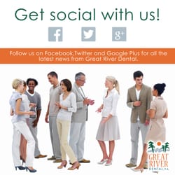 Great River Dental - Follow us on Facebook, Twitter and G+!