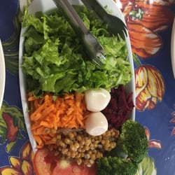 Restaurante Nossa Senhora! - Saladinha que acompanha os pratos