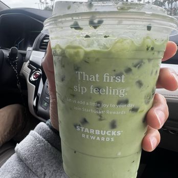 Starbucks - "Iced matcha latte " - Coffee & Tea Near Me - Buena Park, California