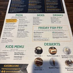 Thirsty Duck - Menu