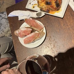 Il Santino - Apertivo, Red wine Eggplant Parmesan