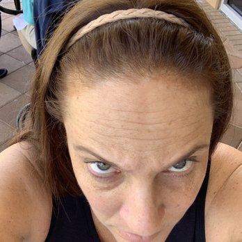 Conte Salon - Went in for root touch up (brown hair) and this is what the result was. - Nail Salons Near Me - Boynton Beach, Florida Conte Salon - Went in for root touch up (brown hair) and this is what the result was. - Nail Salons Near Me - Boynton Beach, Florida