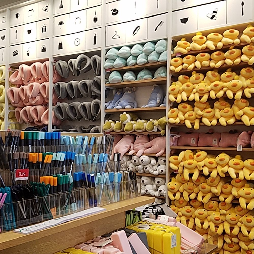 Miniso - Rows of soft plushies. - Accessories Near Me - Los Angeles, California Miniso - Rows of soft plushies. - Accessories Near Me - Los Angeles, California