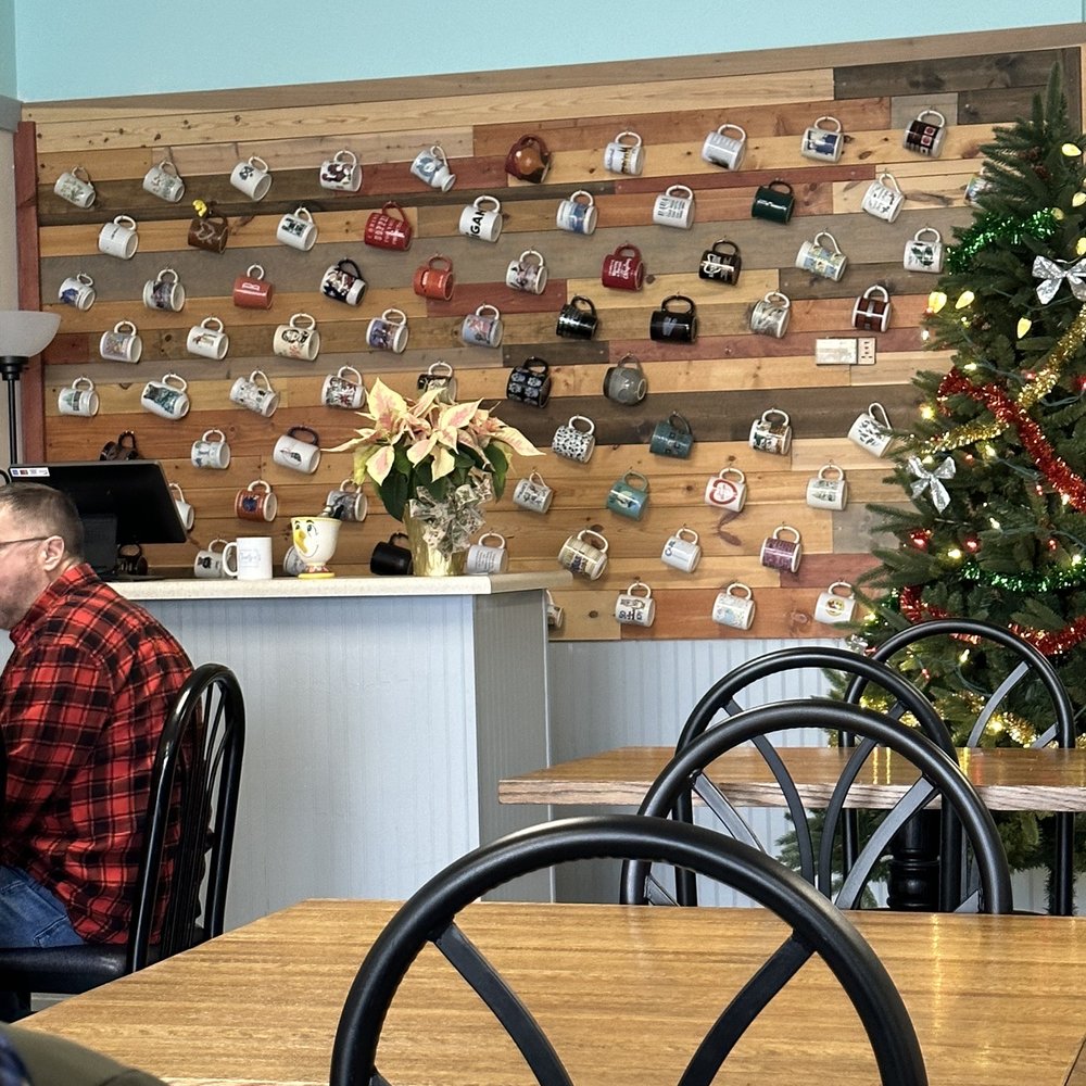 Coffee cup wall