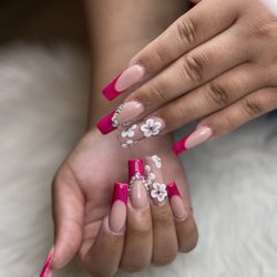 Deep French 3Dnails designs