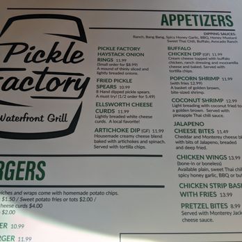 The Pickle Factory - Menu - American Near Me - Pepin, Wisconsin The Pickle Factory - Menu - American Near Me - Pepin, Wisconsin