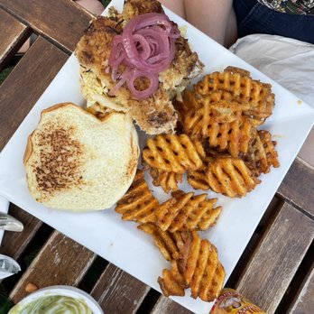 Guava Beach - Coconut Crusted Mahi Sandwich - Sports Bars Near Me - San Diego, California Guava Beach - Coconut Crusted Mahi Sandwich - Sports Bars Near Me - San Diego, California