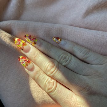 Top Nails - Fall glitter nails (acrylic) - Nail Salons Near Me - Hendersonville, North Carolina Top Nails - Fall glitter nails (acrylic) - Nail Salons Near Me - Hendersonville, North Carolina