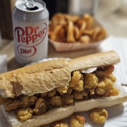 Domilise Po-Boys & Bar - Shrimp with fries
