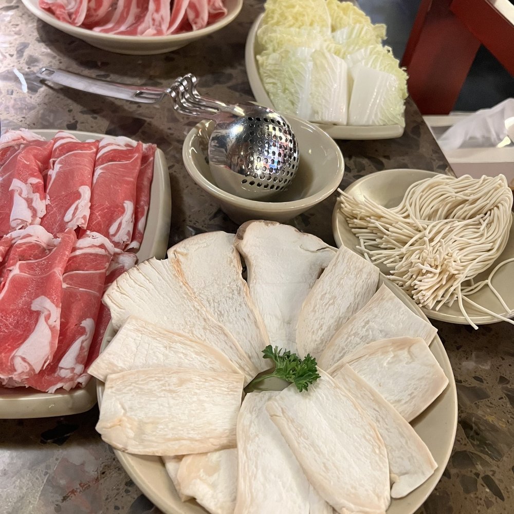 Shudaxia Hotpot - King mushroom, lamb, napa and langzhou ramen - Hot Pot Near Me - Boston, Massachusetts Shudaxia Hotpot - King mushroom, lamb, napa and langzhou ramen - Hot Pot Near Me - Boston, Massachusetts