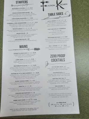 Menu photo 7 The Fiction Kitchen Raleigh, NC Menu photo 7 The Fiction Kitchen Raleigh, NC