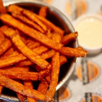 Bad Daddy's Burger Bar - Sweet Potato Fries w/ Dipping Sauce - Burgers Near Me - Chattanooga, Tennessee