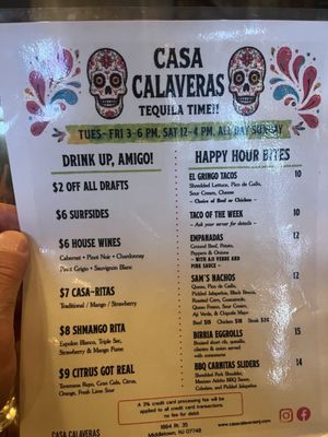 Menu photo 1 Casa Calaveras Middletown Township, NJ