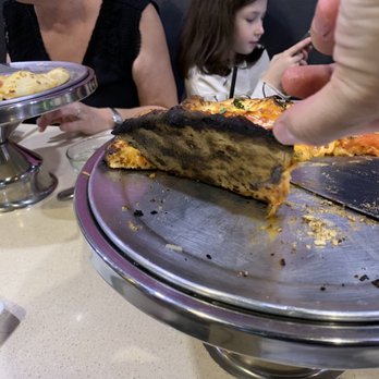 Sofia's - Burnt pizza. Usually this is tolerable but the taste was way to overpowering. - Italian Near Me - San Juan, Puerto Rico