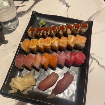 Shoga Sushi Bar - Dynamite roll Citrus roll Rainbow roll Mackerel nigiri - Sushi Bars Near Me - Orem, Utah Shoga Sushi Bar - Dynamite roll Citrus roll Rainbow roll Mackerel nigiri - Sushi Bars Near Me - Orem, Utah