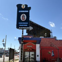 La Guadalupana - Outside Tall Sign