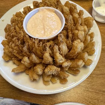Texas Roadhouse - Cactus Blossom-with dip - Steakhouses Near Me - Wichita, Kansas Texas Roadhouse - Cactus Blossom-with dip - Steakhouses Near Me - Wichita, Kansas
