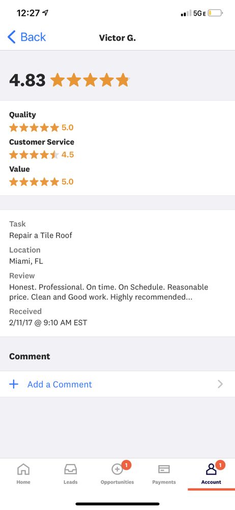 Slide of Pro-Tech Roofing Contractor