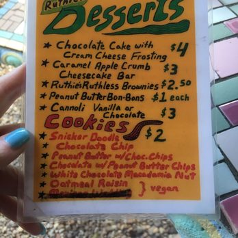 Satchel's Pizza - The dessert menu. - Pizza Near Me - Gainesville, Florida Satchel's Pizza - The dessert menu. - Pizza Near Me - Gainesville, Florida