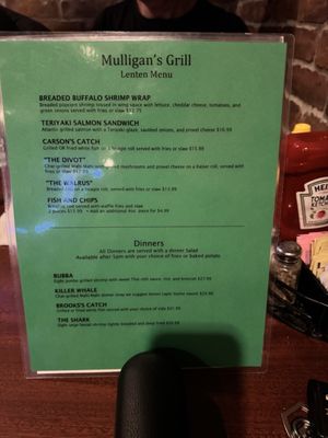 Menu photo 3 Mulligan's Grill Ellisville, MO