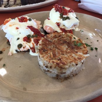 Snooze, an A.M. Eatery - Salmon Benedict - Breakfast & Brunch Near Me - Gilbert, Arizona