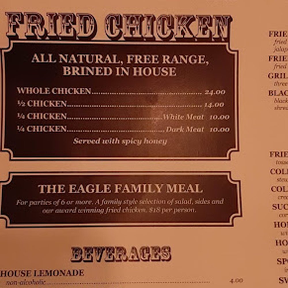 The Eagle OTR - menu - American Near Me - Cincinnati, Ohio The Eagle OTR - menu - American Near Me - Cincinnati, Ohio