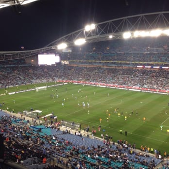 Stadium Australia - ANZ pre game antics - Stadiums & Arenas Near Me - Homebush, NSW