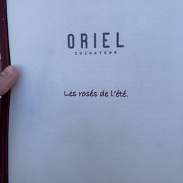 Wine Menu Wine Menu