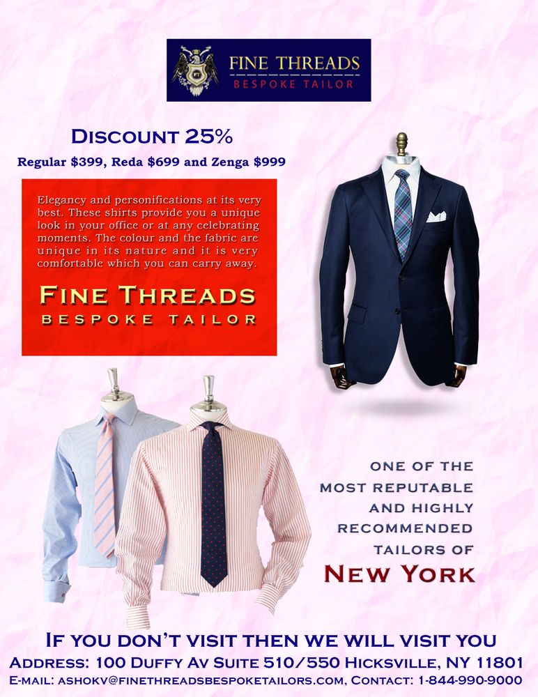 Fine Threads Bespoke Tailors Logo