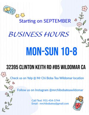 Mr. Chi Boba & Tea WILDOMAR by null