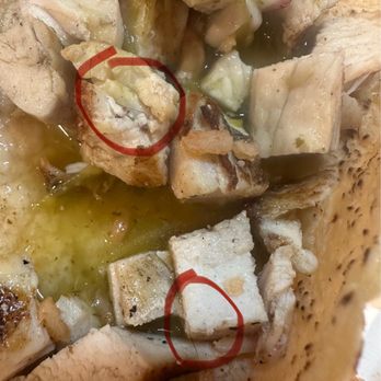 Tacomasa - Chicken taco with several pieces of hair - Tacos Near Me - El Segundo, California