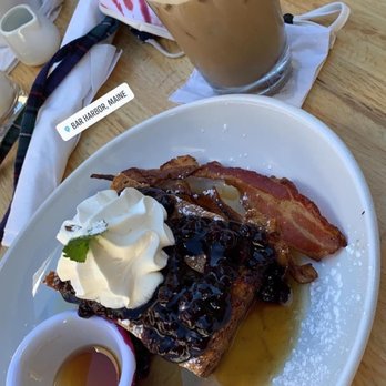 Testa's Bar & Grill - Overnight Blueberry Stuffed French Toast and Sweet Cream Spiced Coffee - Seafood Near Me - Bar Harbor, Maine Testa's Bar & Grill - Overnight Blueberry Stuffed French Toast and Sweet Cream Spiced Coffee - Seafood Near Me - Bar Harbor, Maine