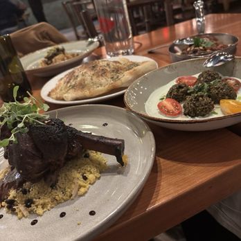Gypsy Kitchen DC - Lamb shank fell off the bone, falafel was delishly soft, couscous was very Moroccan tasting yum - Tapas/Small Plates Near Me - Washington, DC, District of Columbia
